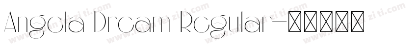 Angela Dream Regular字体转换